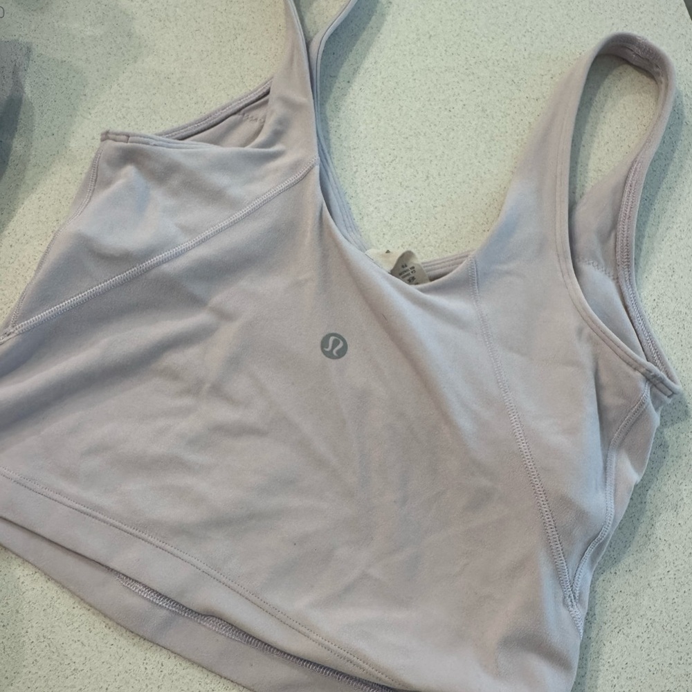 Lululemon Soft Lavender Athletic Top